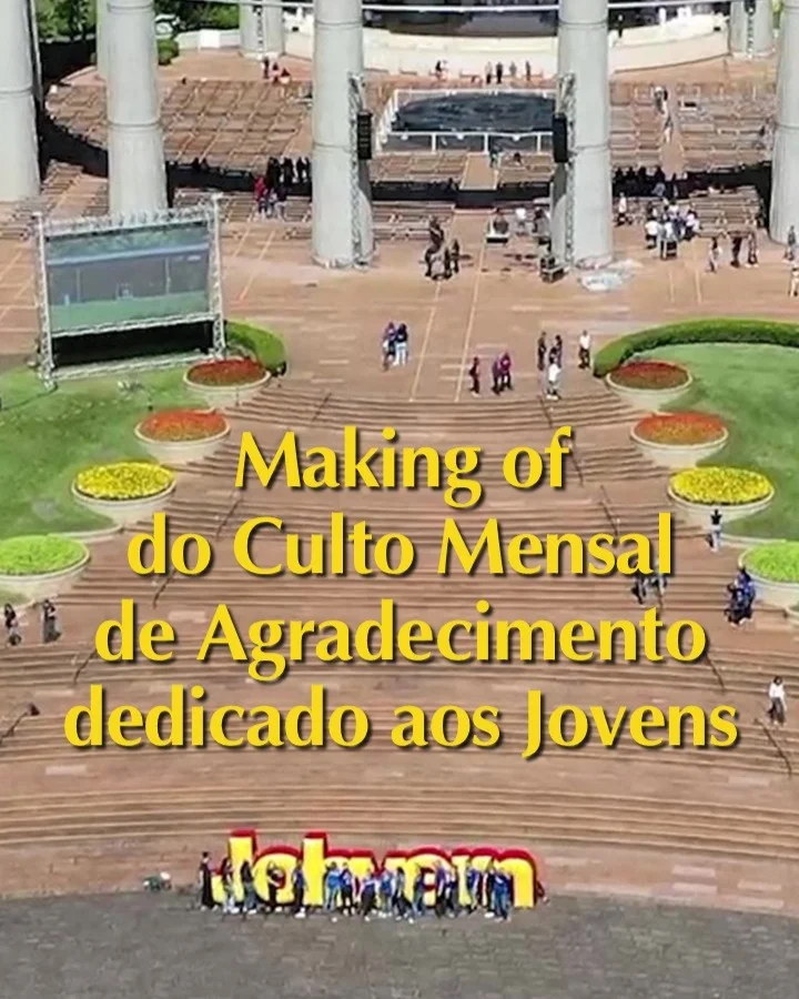 Capa do vídeo “Making of do Culto Mensal de Agradecimento dedicado aos Jovens - 2026”