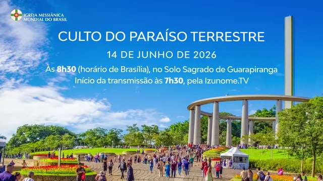 Capa do vídeo “Cerimonia do Culto do Paraíso Terrestre | SSG - Junho / 2026”