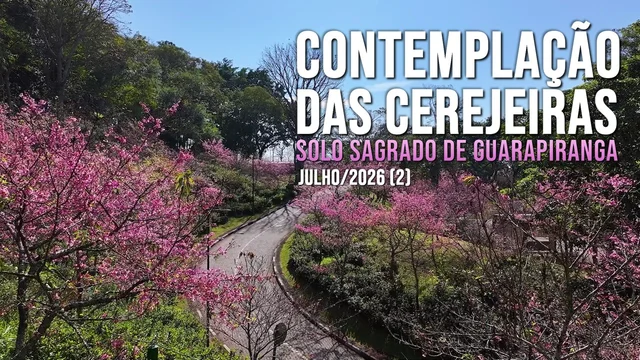 Capa do vídeo “Contemplação (2) das Cerejeiras no Solo Sagrado de Guarapiranga - Julho / 2026”